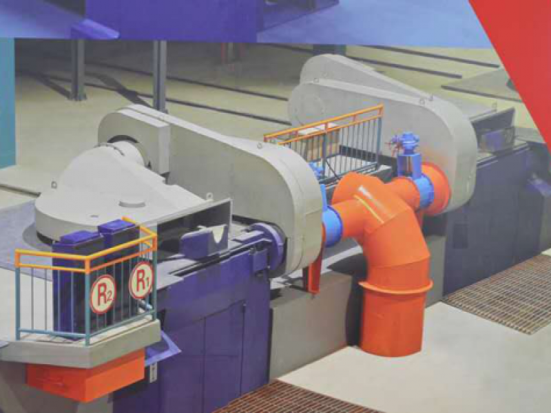 Steel shell furnace body