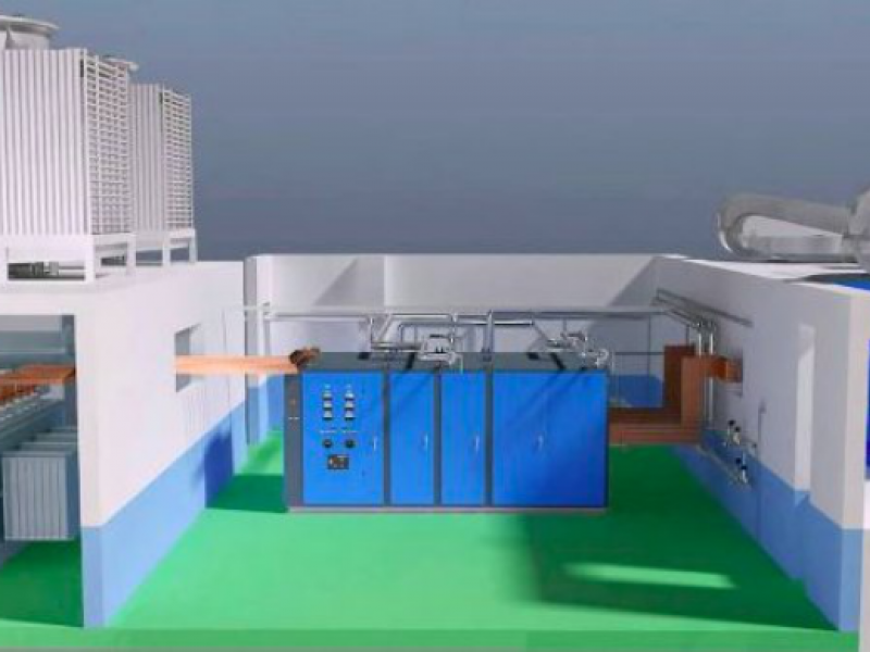 Steel shell furnace body